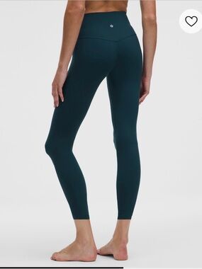 Lululemon Deep Teal Align Leggings 28”